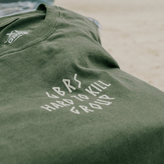 Close up image of the GBRS Group Hard to Kill Long Sleeve