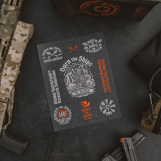 GBRS Group Burn The Ships Sticker Sheet