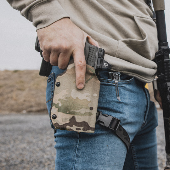 GBRS Group Cordura Holster Wrap- Multicam SIG P320 Right Lifestyle