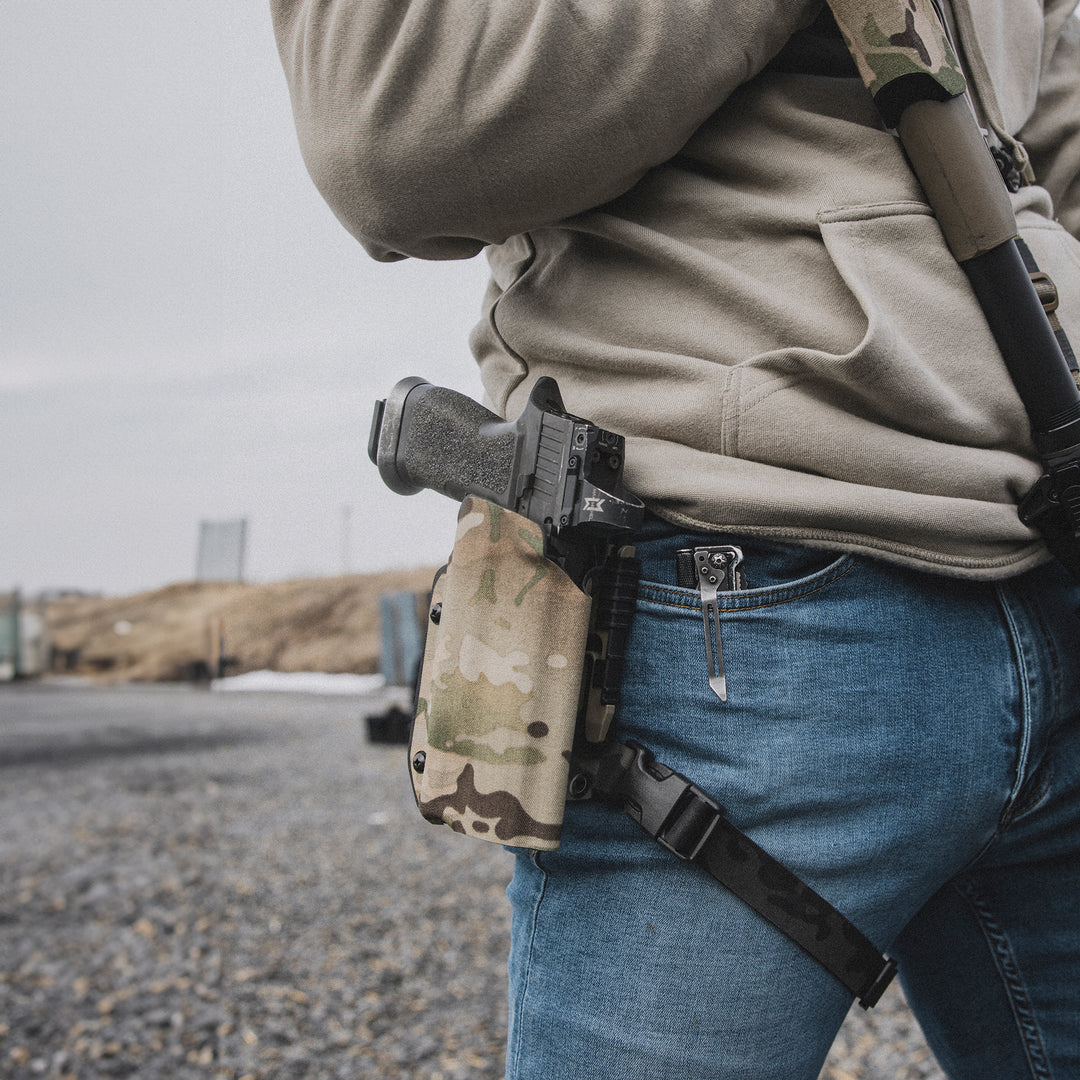 GBRS Group Cordura Holster Wrap- Multicam SIG P320 Right Lifestyle