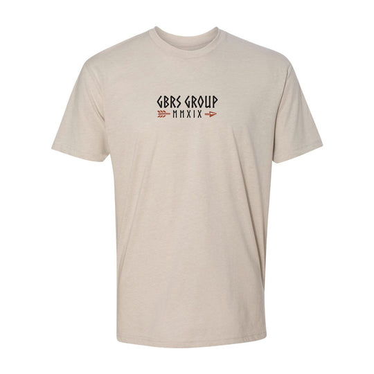 View of front of GBRS Group Hard to Kill Death Grip Short Sleeve on white background