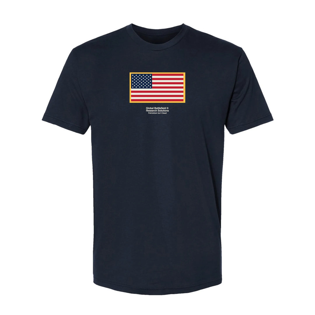 GBRS Group Front and Center Navy Short Sleeve Shirt front view on white background