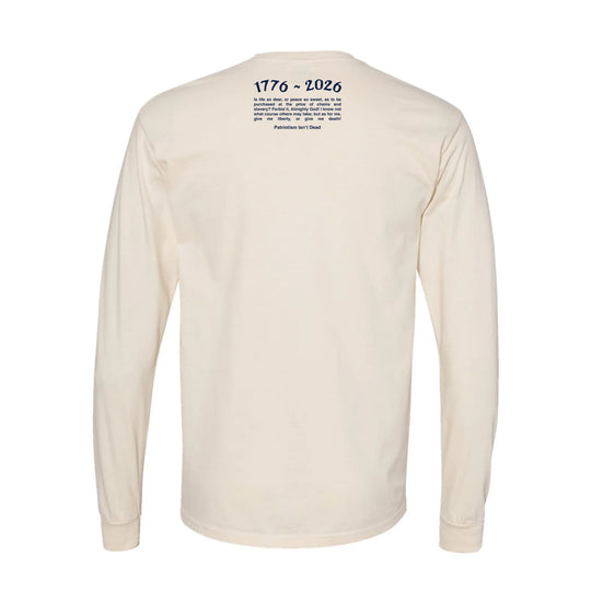 GBRS Group Front and Center Long Sleeve Shirt back view on white background