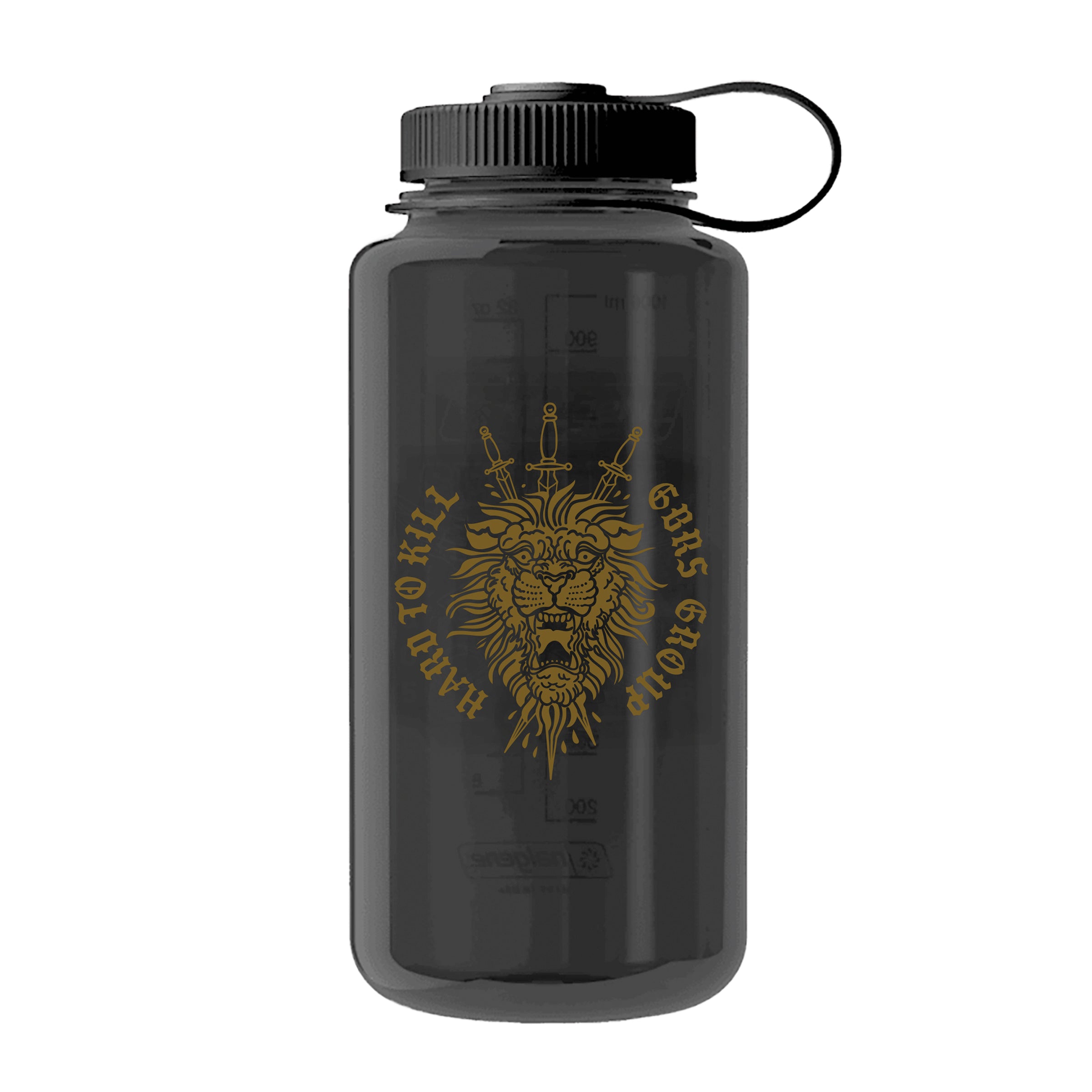 GBRS Group Hard To Kill Nalgene Water Bottle - on white