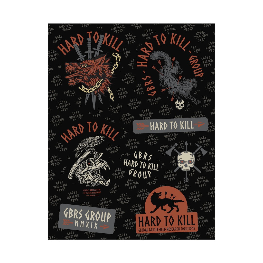 GBRS Group Hard to Kill Sticker Sheet – GBRS Group Gear