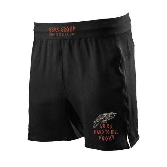 GBRS Group Hard to Kill Fight Shorts on white background