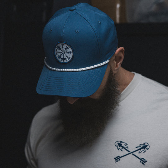 GBRS Group Kraken Rope Hat lifestyle image showing front of hat