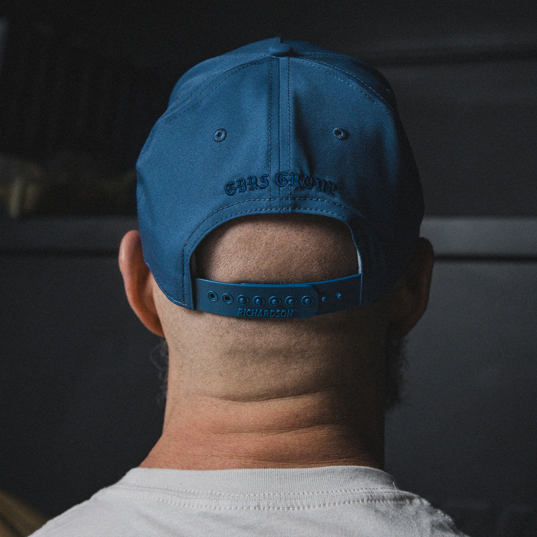 GBRS Group Kraken Rope Hat lifestyle image showing back of hat