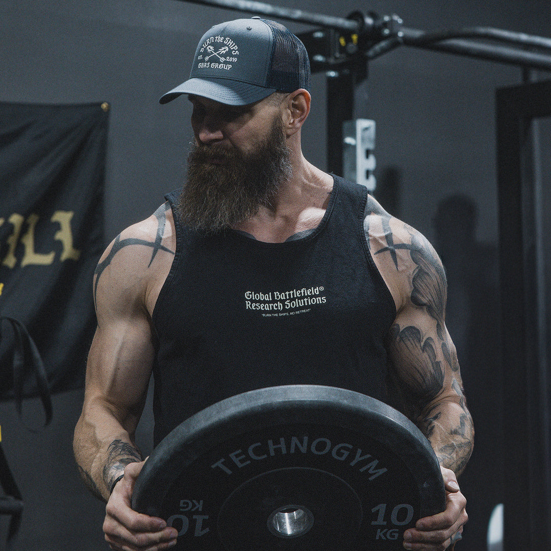 GBRS Group Kraken Tank lifestyle shot showing front of tank print design