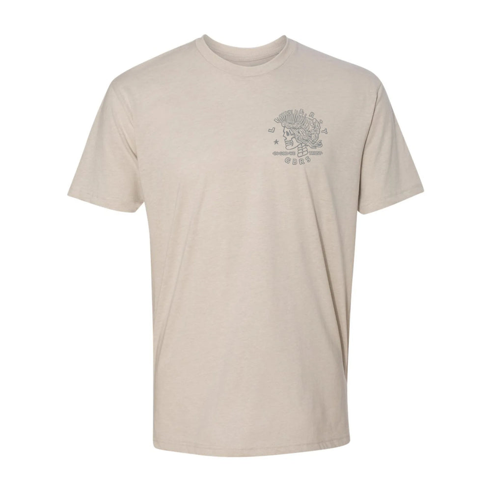 GBRS Group Lady Liberty Short Sleeve Shirt front view on white background
