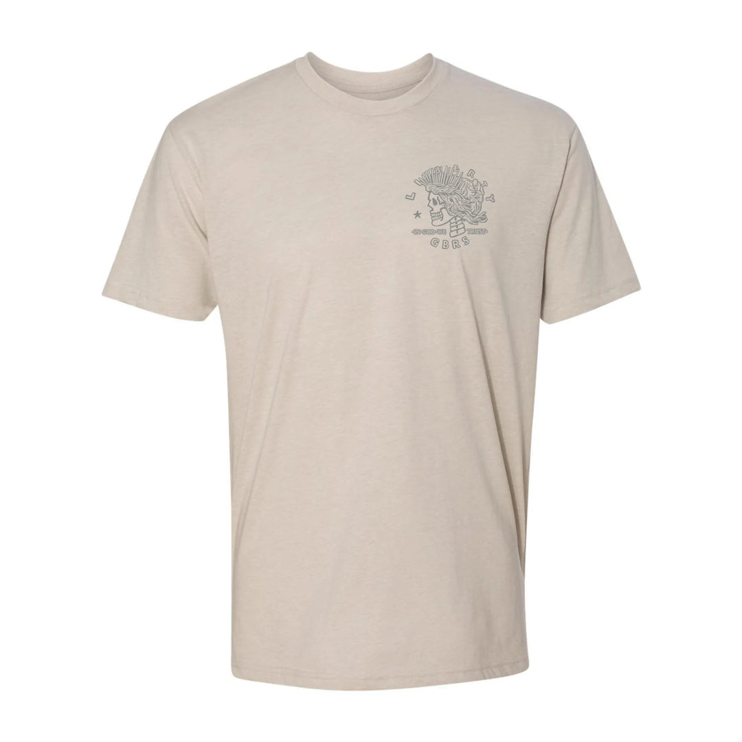 GBRS Group Lady Liberty Short Sleeve Shirt front view on white background