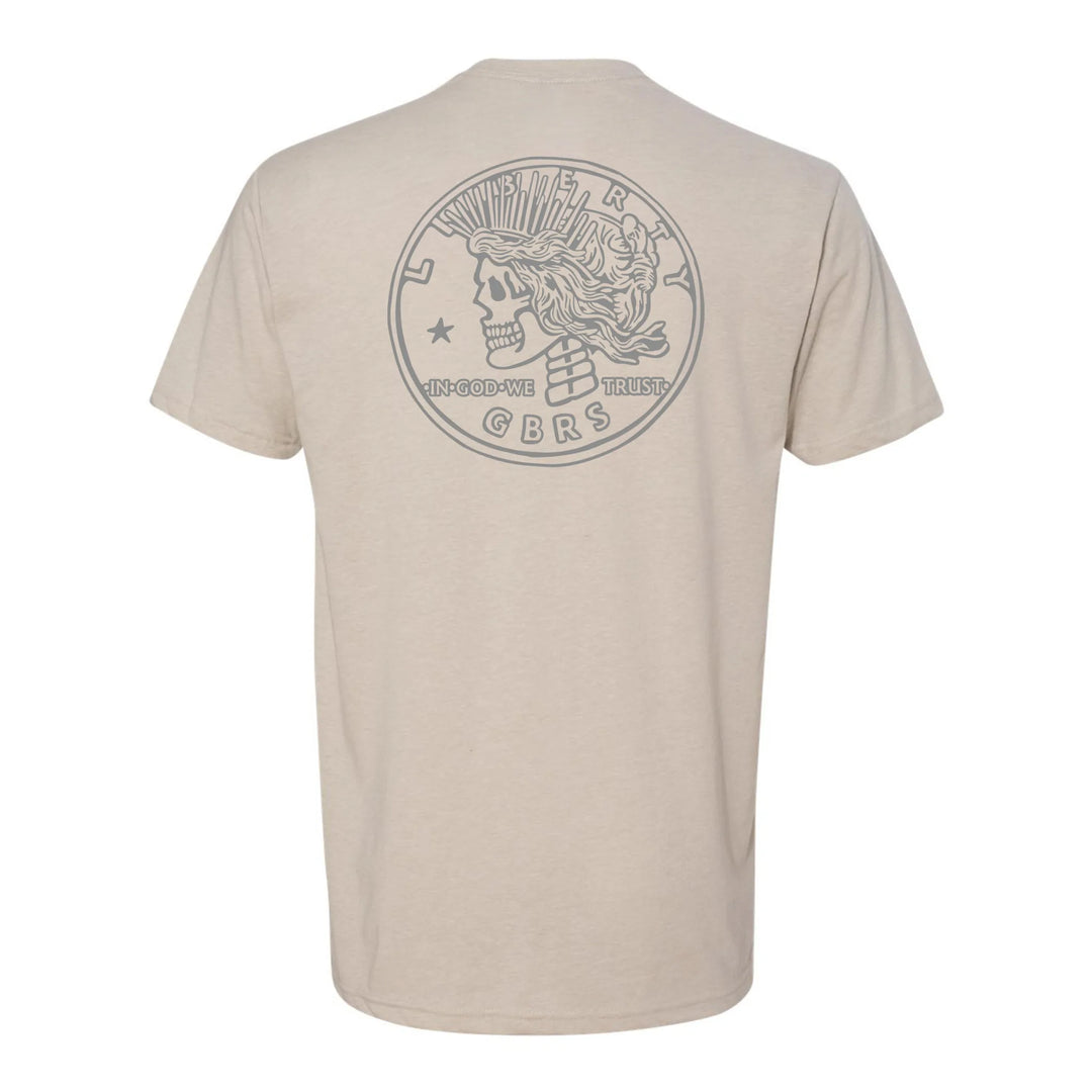 GBRS Group Lady Liberty Short Sleeve Shirt back view on white background