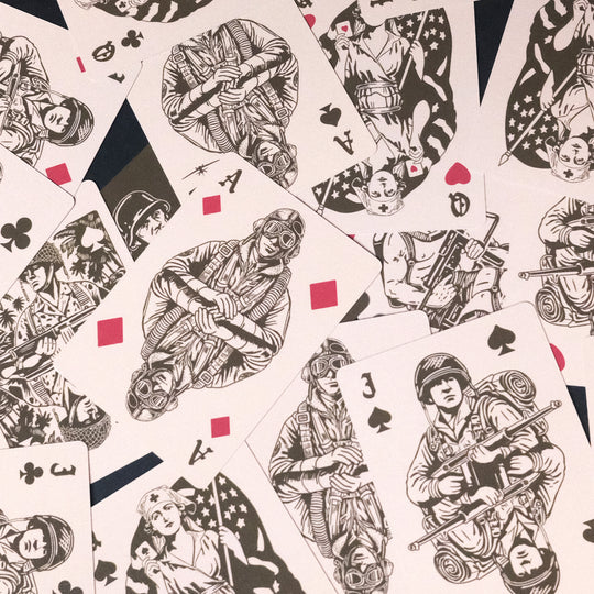 GBRS Group Patriotism Isn't Dead Playing Cards -54 Piece Playing Card Set With Custom Faces and Custom Backs.  - Unique Retro Designs