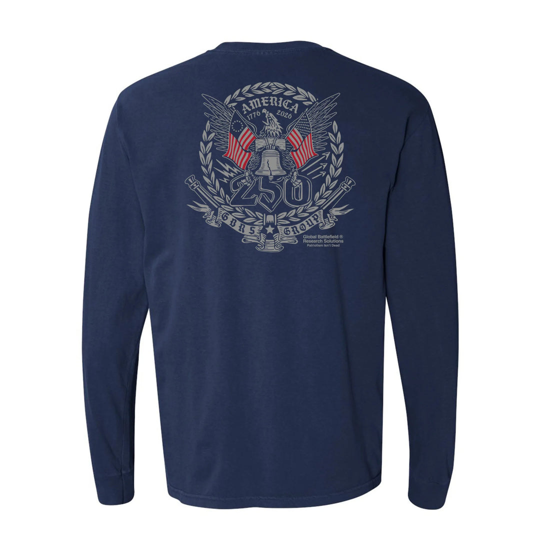 GBRS Group Semper Fortis Long Sleeve Shirt back view on white background