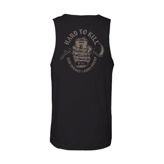 GBRS Group x BUM Energy Collab Grip Matters Tank - Back of Tank with Grip Matters Design on white background