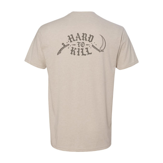 GBRS Group x BUM Energy Collab Hard To Kill Short Sleeve Shirt - Back of shirt on white background