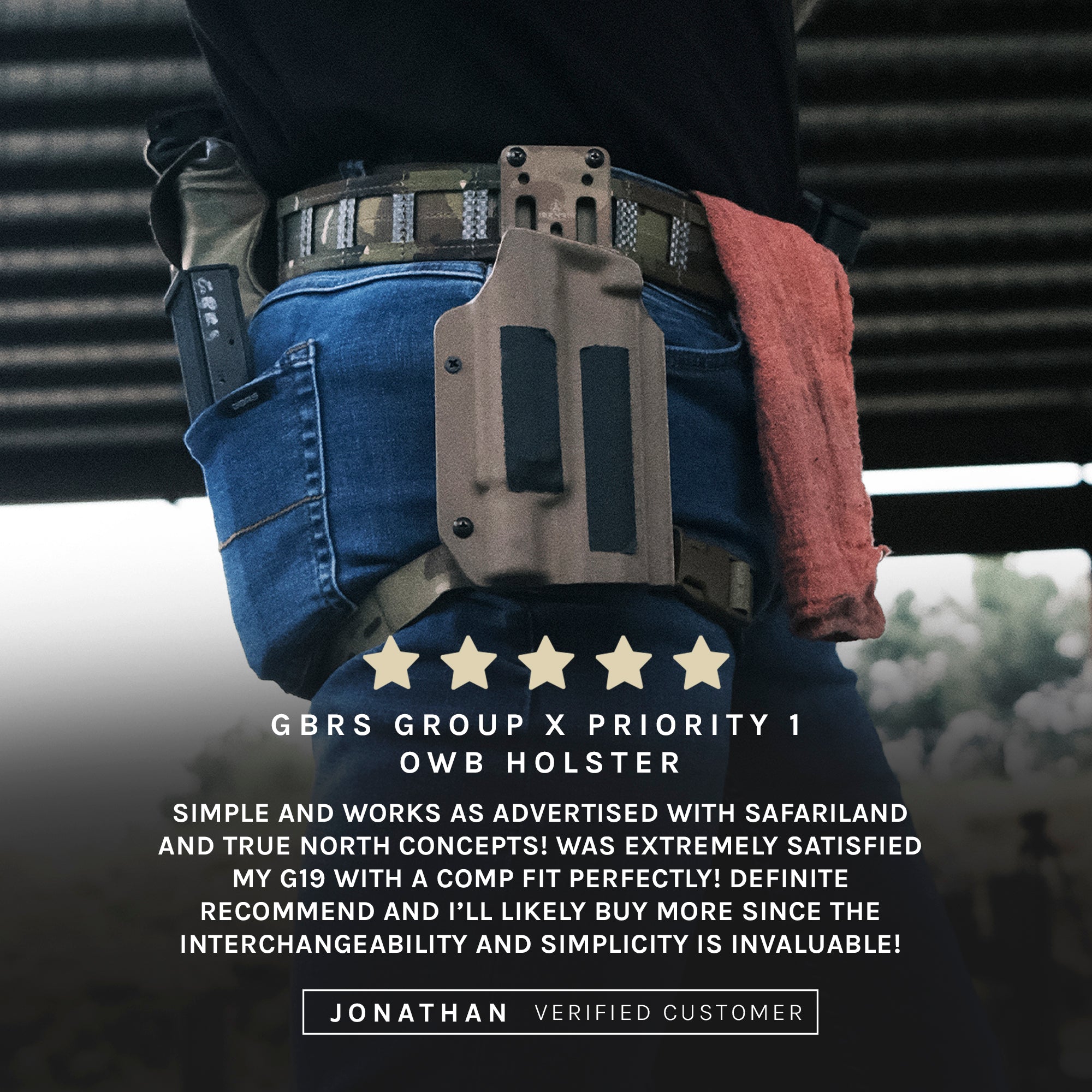 GBRS Group x Priority 1 OWB Holster (Right Handed) – GBRS Group Gear