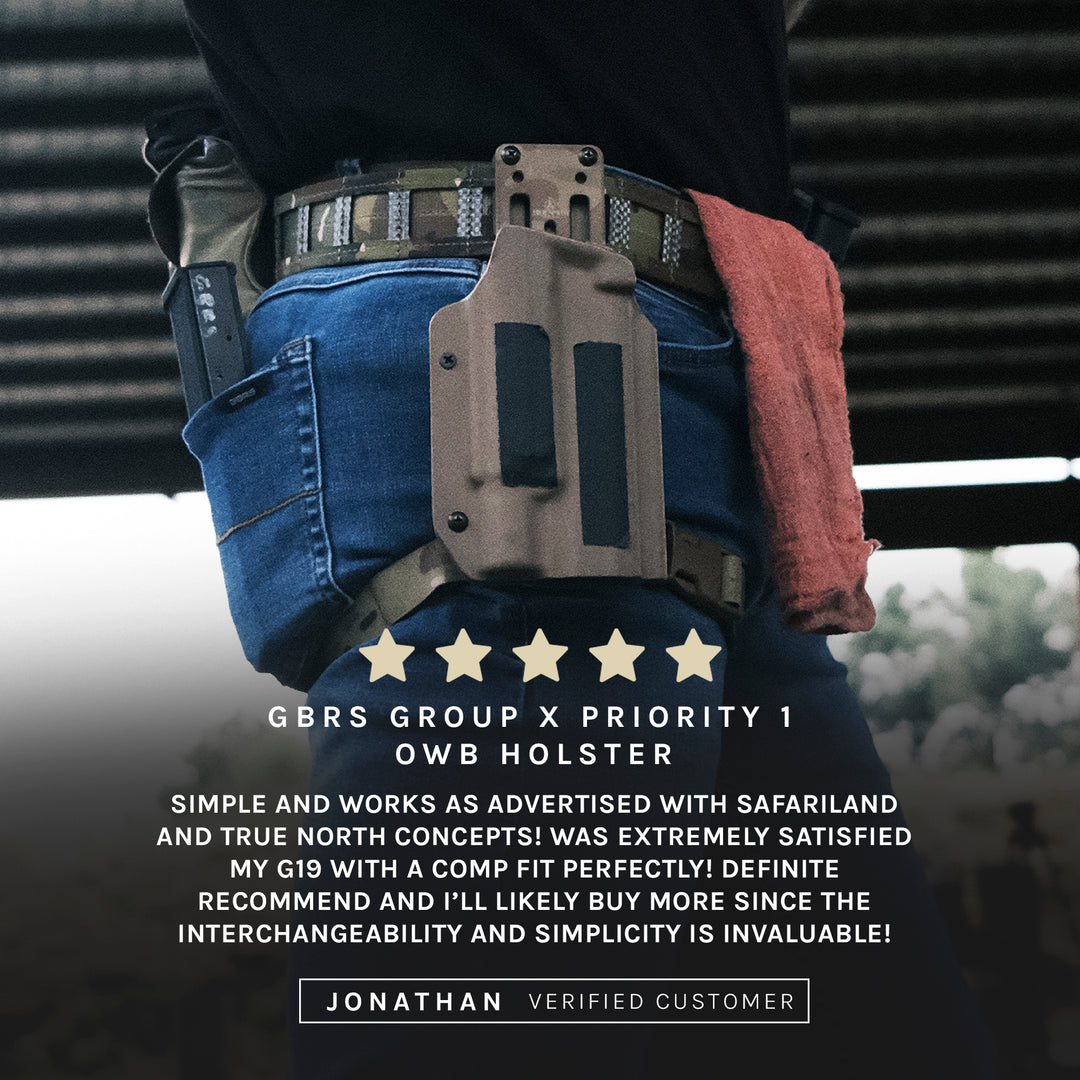 GBRS Group x Priority 1 OWB Holster - Gets 5-star customer reviews