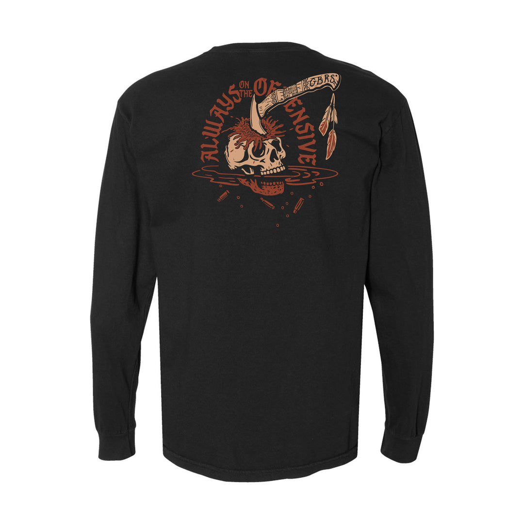 GBRS Group War Crimes Long Sleeve Shirt - Back of shirt on white background
