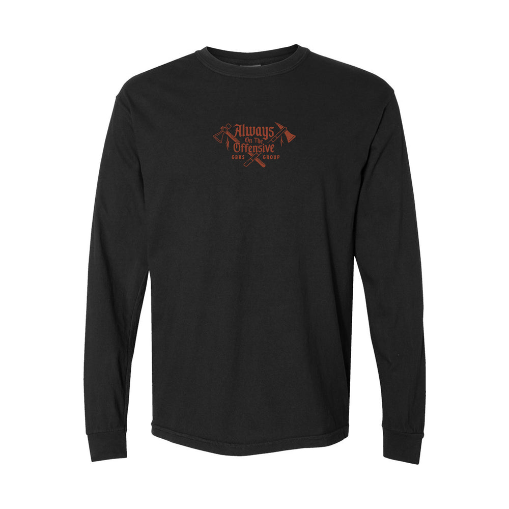 GBRS Group War Crimes Long Sleeve Shirt - Front of shirt on white background