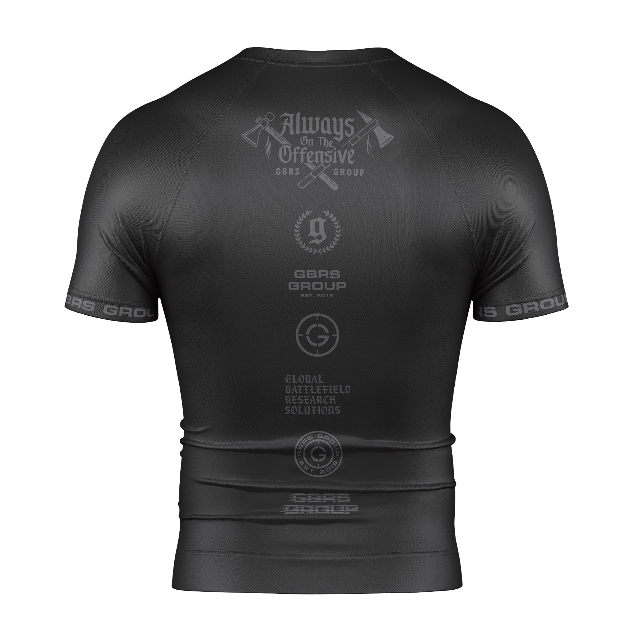 GBRS Group Axes Short Sleeve Rash Guard – GBRS Group Gear