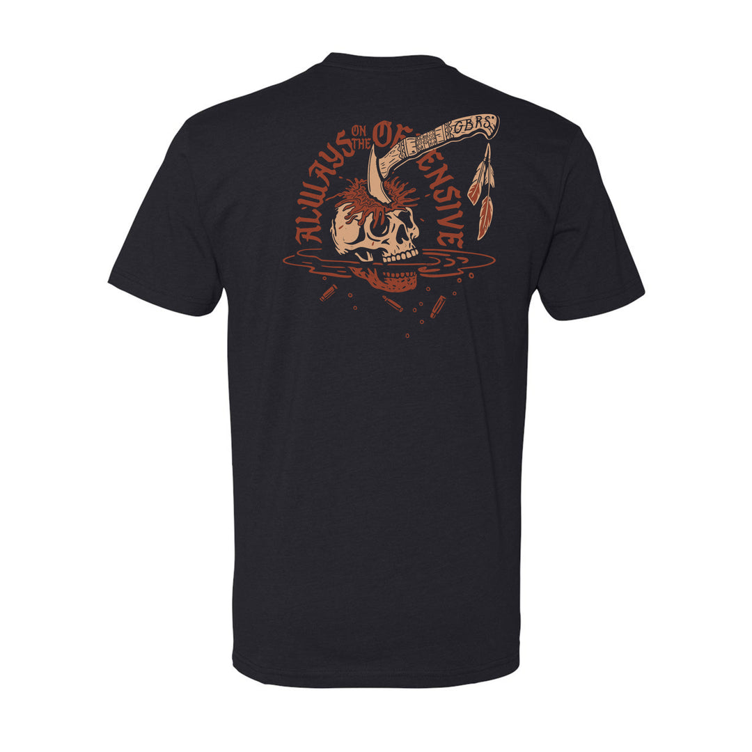 GBRS Group War Crimes Short Sleeve Shirt - BACK of shirt on white background