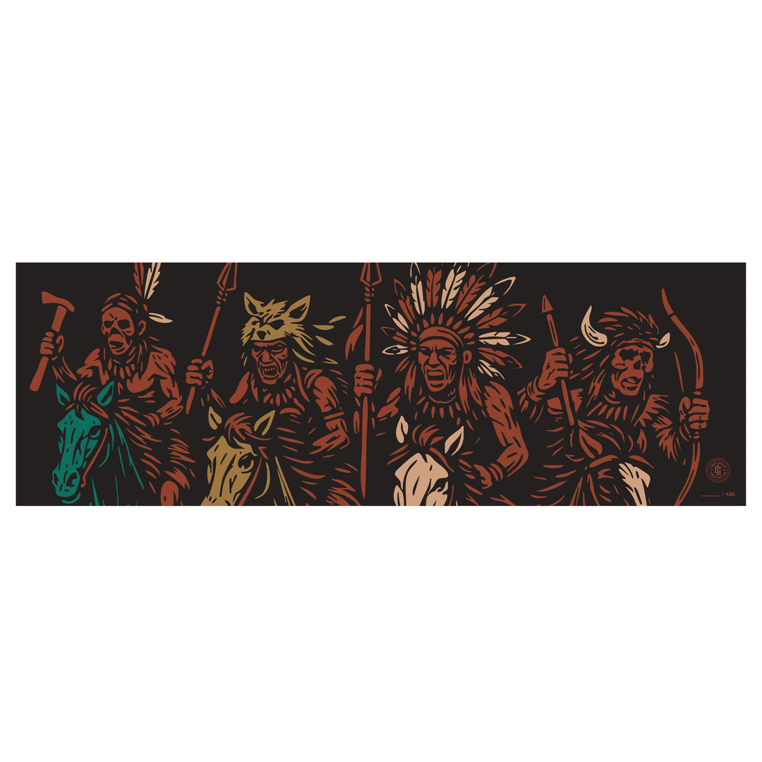 GBRS Group Tribe Canvas Print on white background

