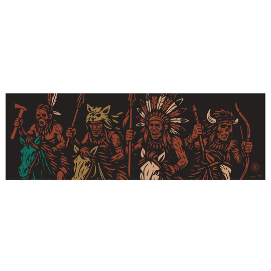 GBRS Group Tribe Canvas Print on white background
