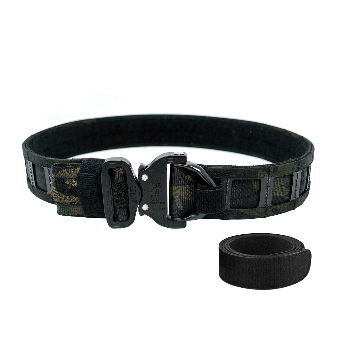 GBRS Group Assaulter Belt System V4 in multicam black on white background