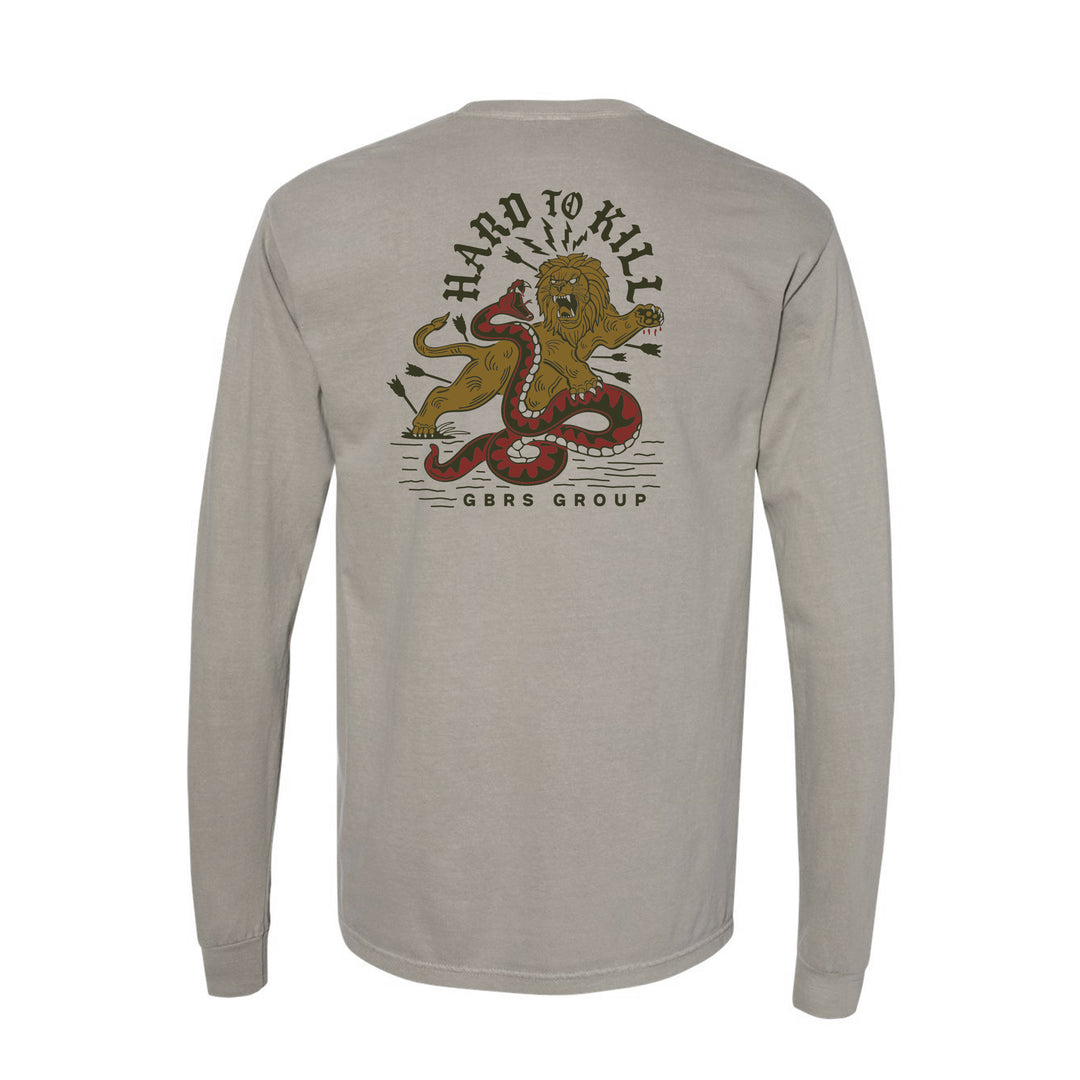 GBRS Group Hard To Kill Long Sleeve Shirt - Back of shirt on white background