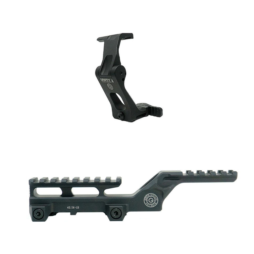 GBRS × Unity 2.91 FTC Mount EOTECH レプリカ GBRS Hydra x UNITY™ 2.91 FTC Magnifier Mount Bundle (Black