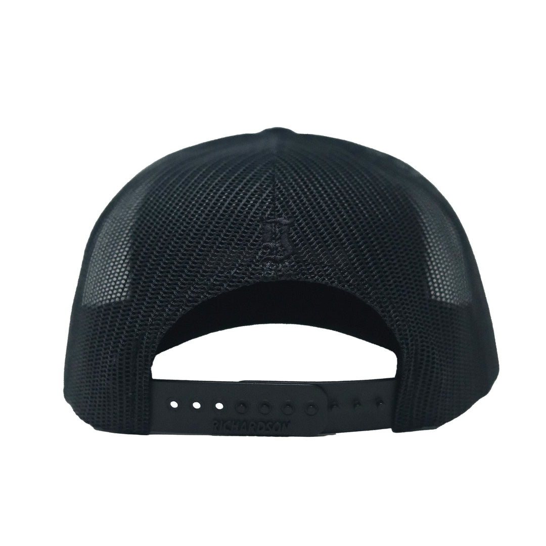 GBRS Group Multicam Hard To Kill Tactical Trucker Hat - Richardson 862 Tactical Trucker with NYCO ripstop fabric - Back of hat on white background