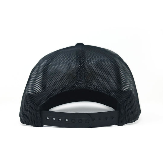 GBRS Group Hard To Kill Trucker Hat. Richardson 112FP with Classic Trucker vibes. Back of hat on white background