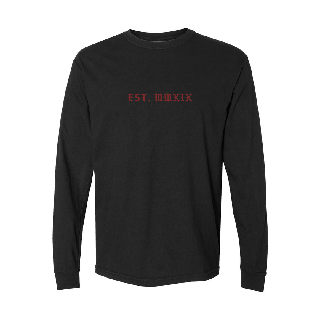 GBRS Group Triple Daggers Long Sleeve Shirt - front of shirt on white background