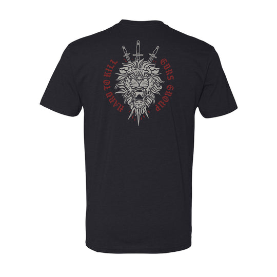 GBRS Group Triple Daggers Short Sleeve Shirt - Back of shirt on white background
