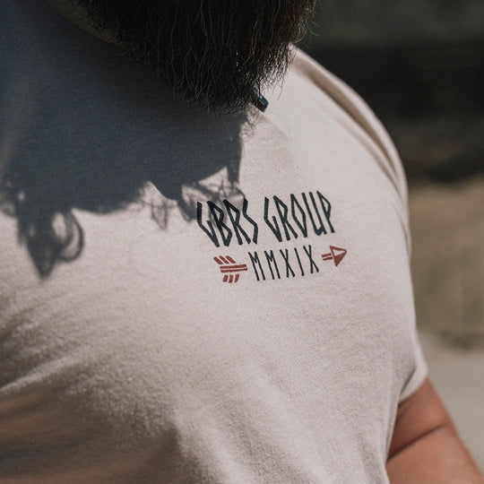 Close up image showing the front of GBRS Group Hard to Kill Death Grip Short Sleeve 
