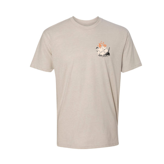 GBRS Group No Retreat Short Sleeve Shirt is Screen printed with  Burn the Ships No Retreat design on the back and No Retreat logo design on the front left chest.
