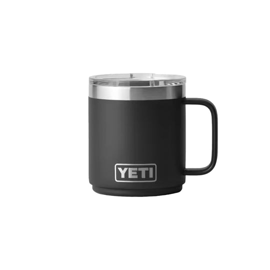 10 oz Stackable Yeti Mug with Magslider Lid. Laser engraved with GBRS Group Logo design.