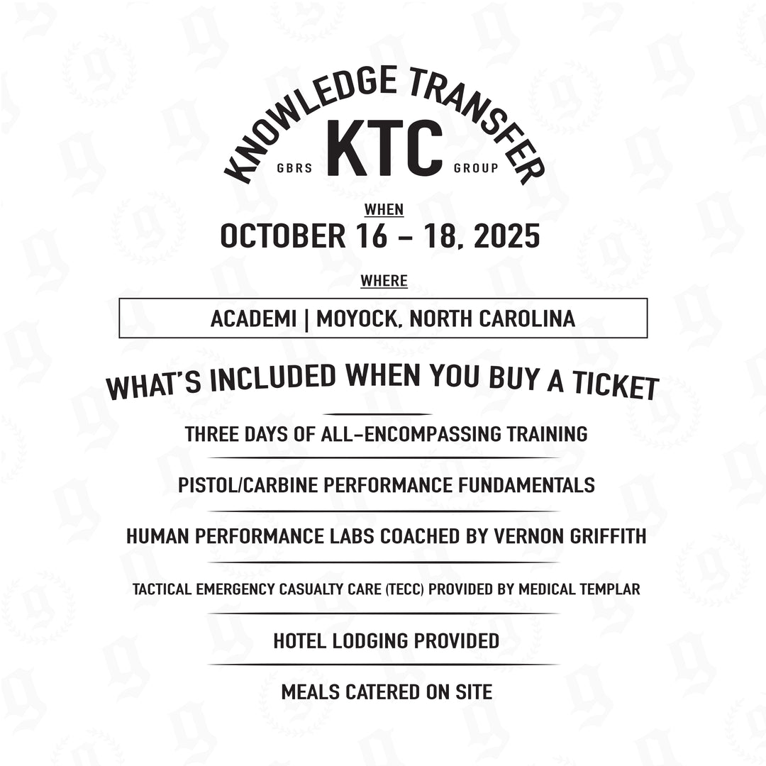 Knowledge Transfer Collective 2504 Tactical Training Course What's Included