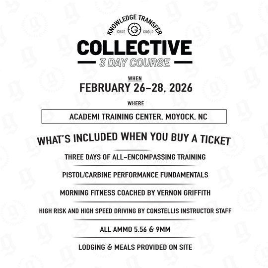 Knowledge Transfer Collective 2601 Tactical Training + Driving Course What's included