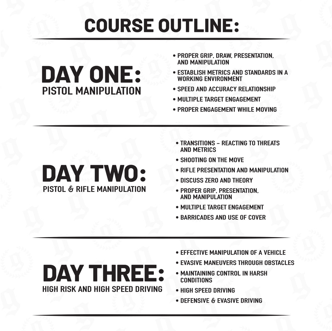 Knowledge Transfer Collective Tactical Training + Driving Course Outline