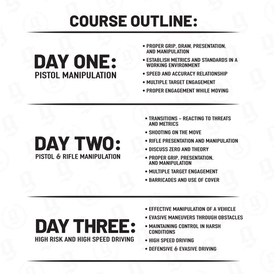 Knowledge Transfer Collective Tactical Training + Driving Course Outline