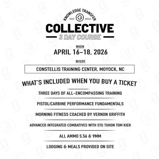 Knowledge Transfer Collective 2602 Tactical Training + Tactical Combatives What's included