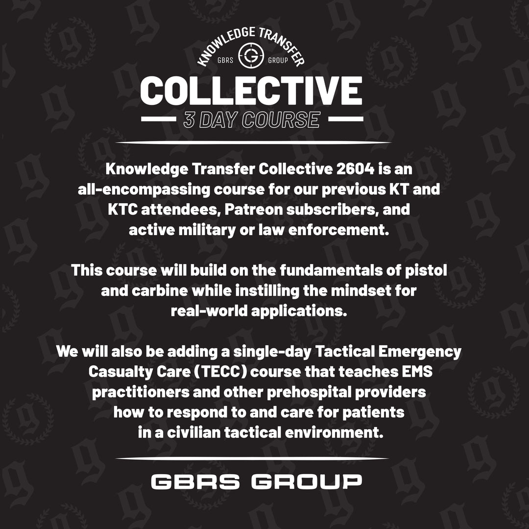 Knowledge Transfer Collective 2604 Tactical Training + Medical Course Overview