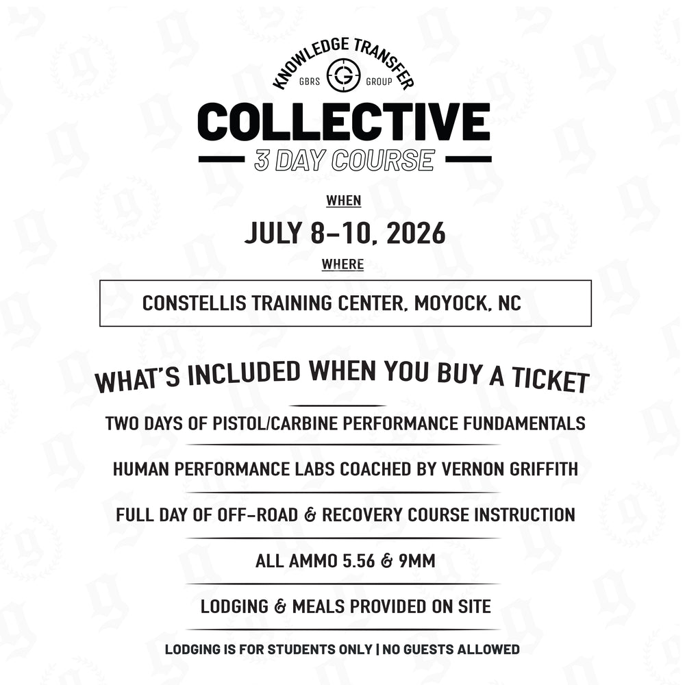 Knowledge Transfer Collective 2603 Tactical Training + Off-Road Driving Course What's included