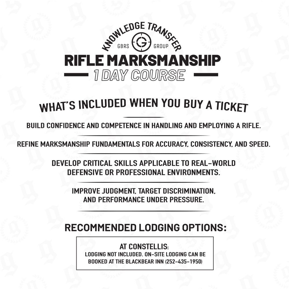 2026 KTM Rifle Marksmanship Training Course What's Included