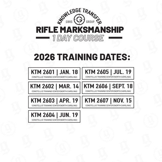 KTM Rifle Marksmanship Training Dates