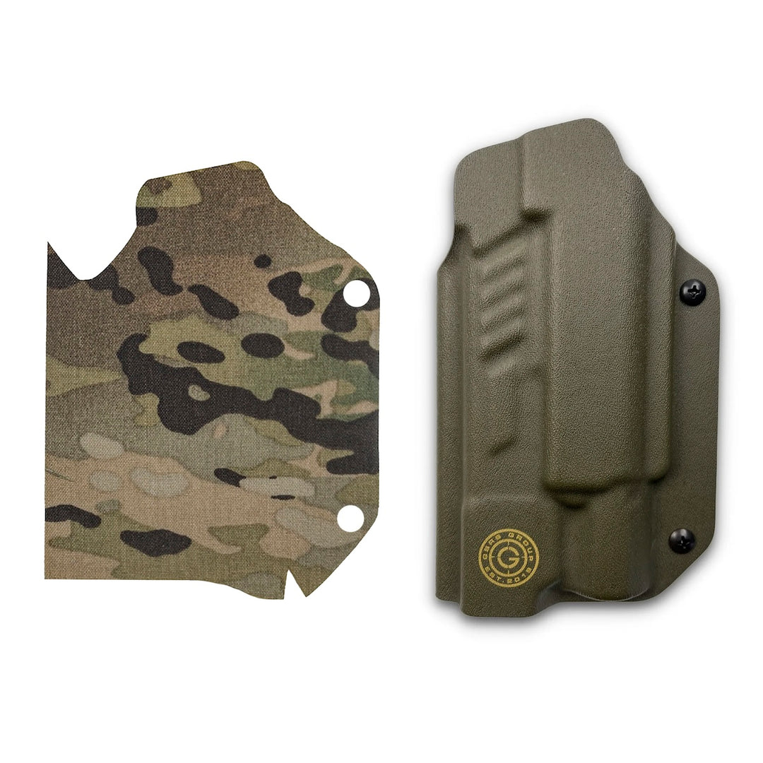 GBRS Group x Priority 1 OWB Holster (Left Handed) and Cordura Multicam Holster Wrap