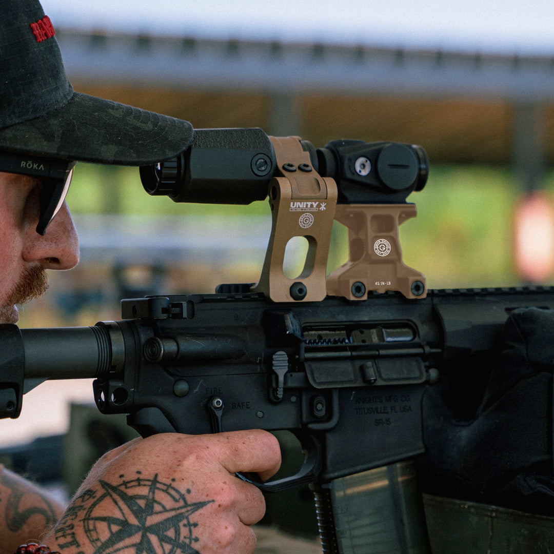 GBRS Lerna x UNITY™ 2.91 FTC Magnifier Mount Bundle (FDE) LIFESTYLE