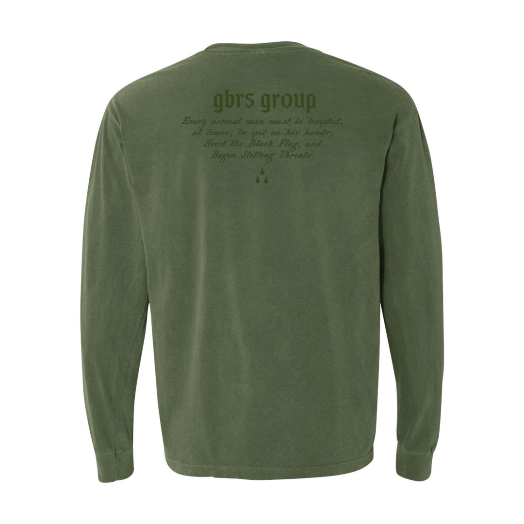 GBRS Group Tempted At Times Long Sleeve Shirt - Back of shirt on white background
